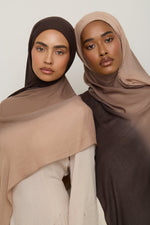Ombre Modal Hijab - Sand Ganache