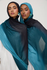 Ombre Modal Hijab - Sea Depths