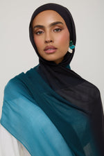Ombre Modal Hijab - Sea Depths