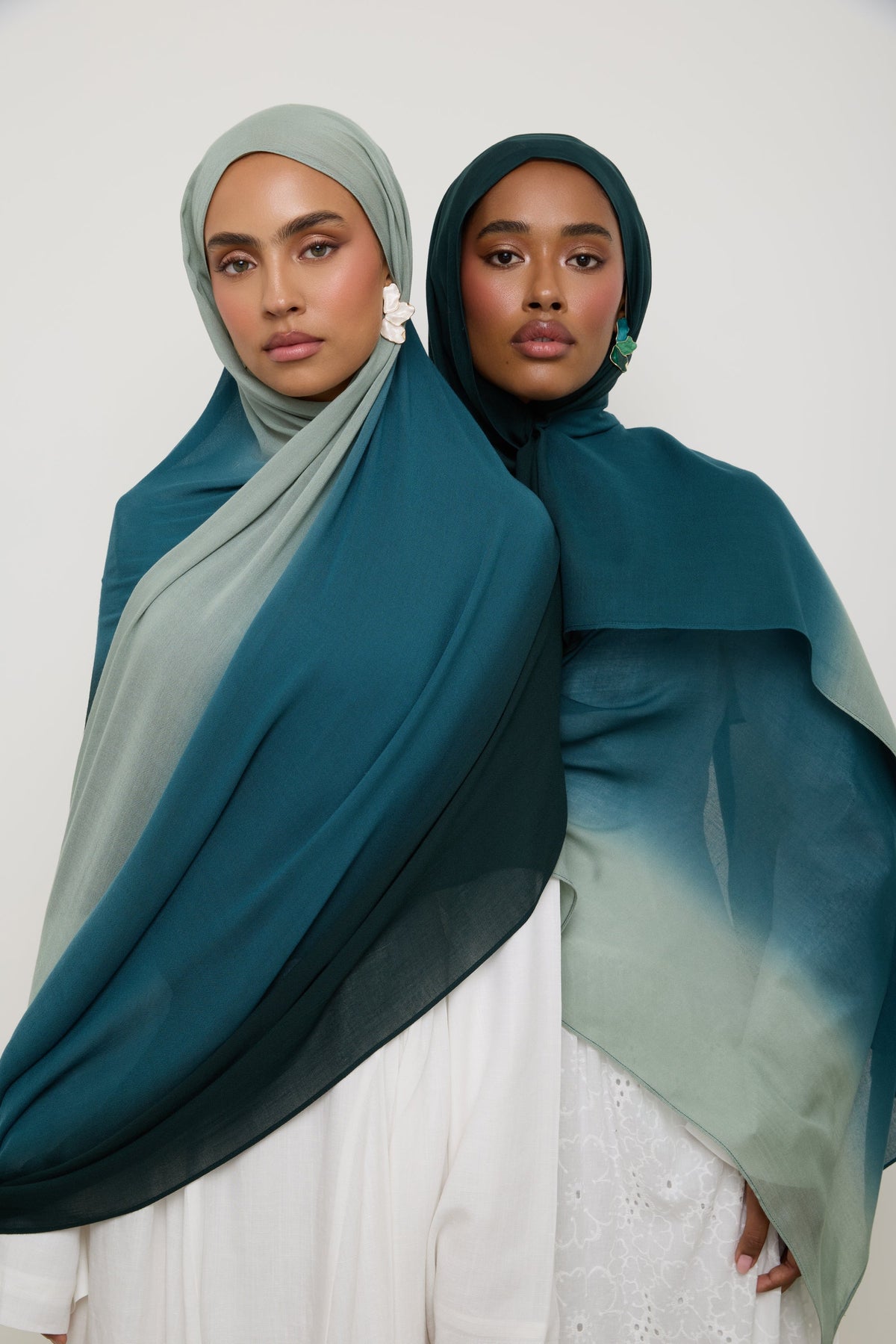 Ombre Modal Hijab - Spruce