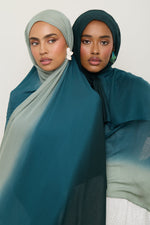 Ombre Modal Hijab - Spruce
