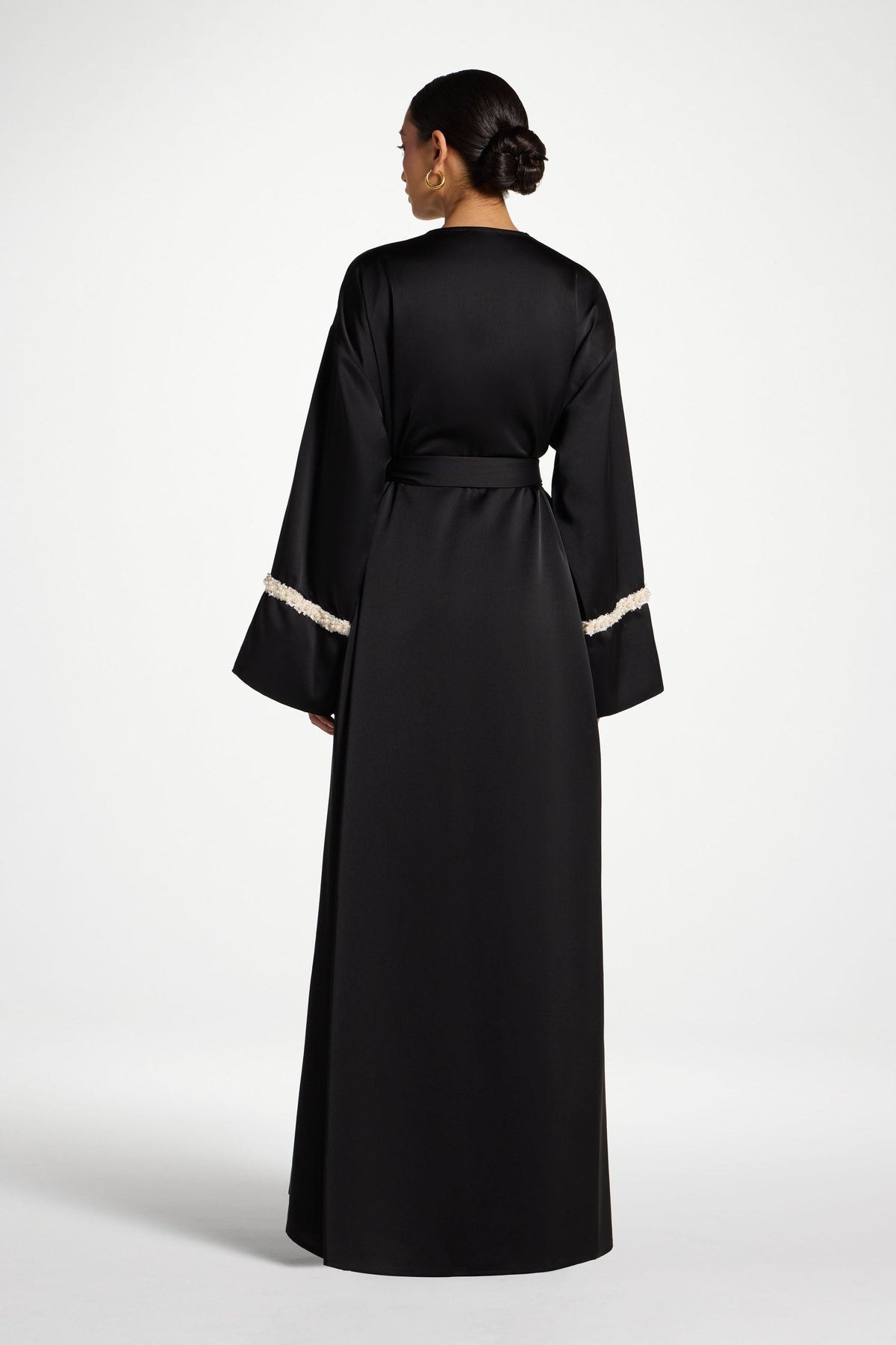 Pearl Trim Abaya