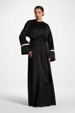 Pearl Trim Abaya