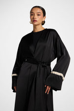 Pearl Trim Abaya