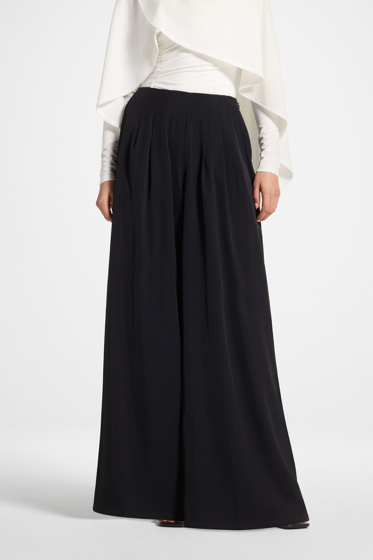 Pleat Pants - Black