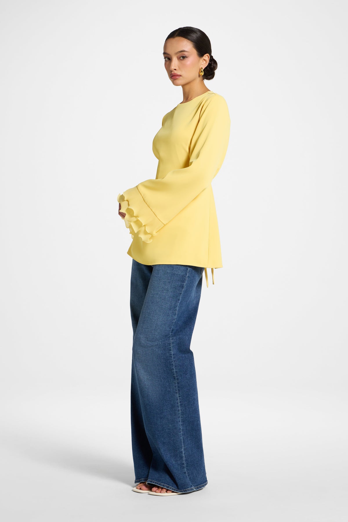 Plisse Top - Marigold