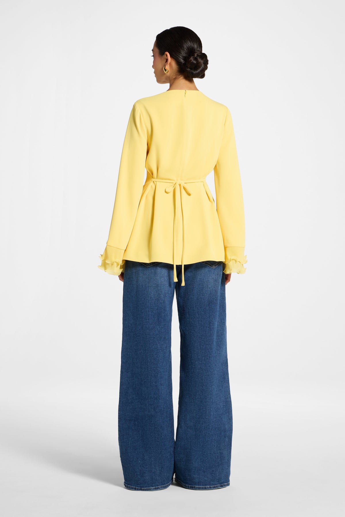 Plisse Top - Marigold