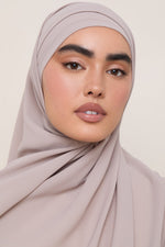 Premium Chiffon Hijab - Cobblestone