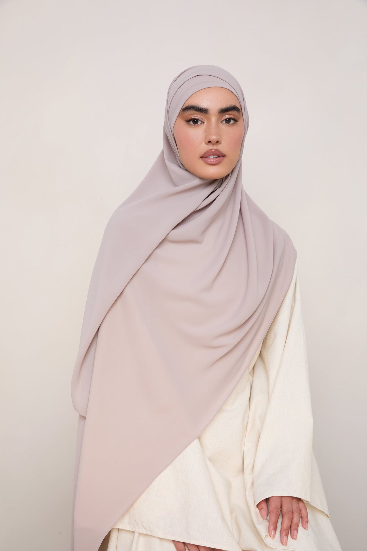Premium Chiffon Hijab - Cobblestone