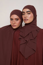 Premium Chiffon Hijab - Coffee