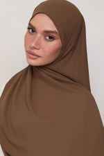 Premium Chiffon Hijab - Desert Palm