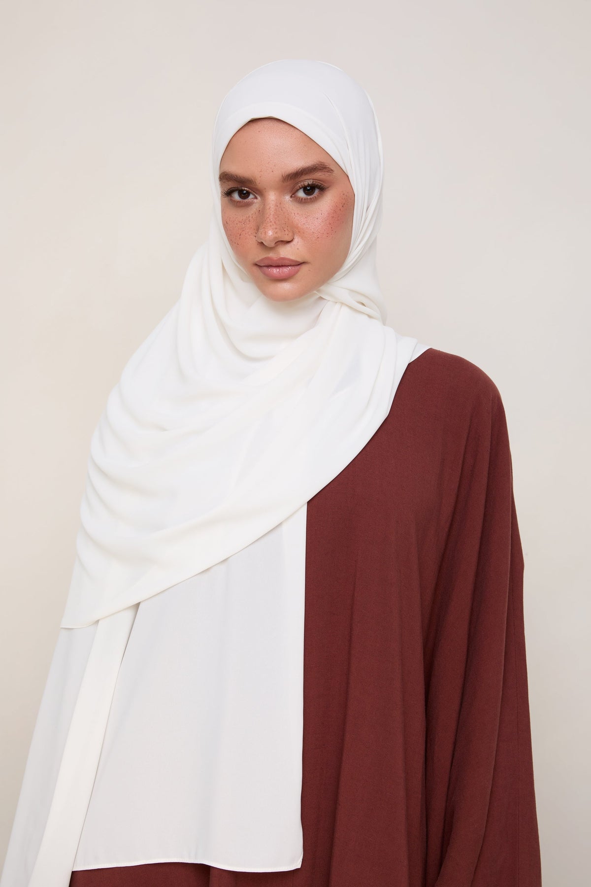 Premium Chiffon Hijab - Moon