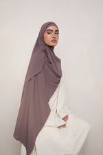 Premium Chiffon Hijab - Plum Truffle