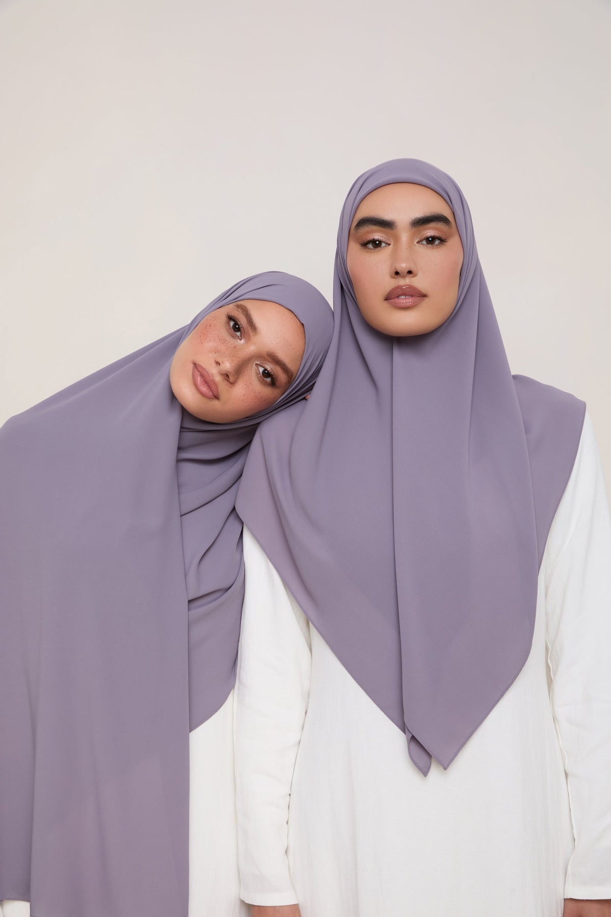 Premium Chiffon Hijab - Purple Sage