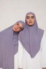 Premium Chiffon Hijab - Purple Sage