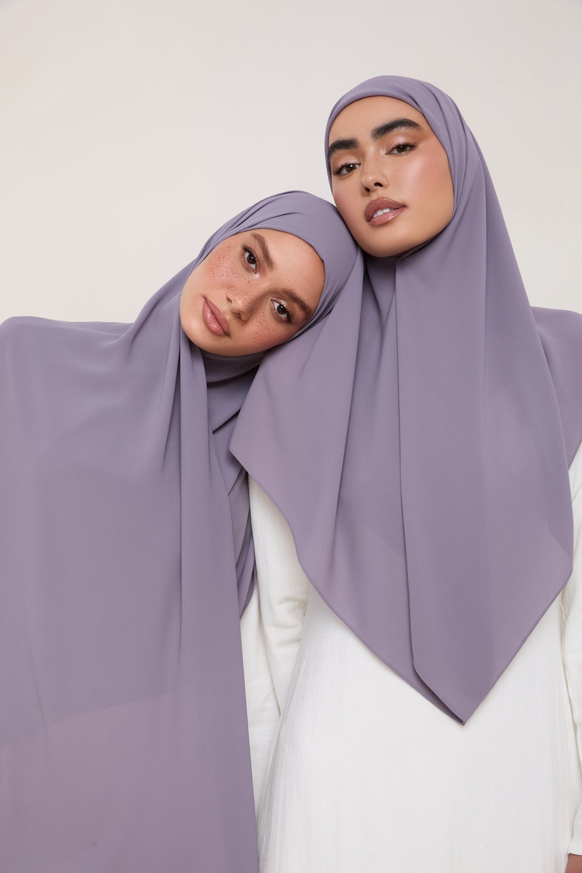 Premium Chiffon Hijab - Purple Sage