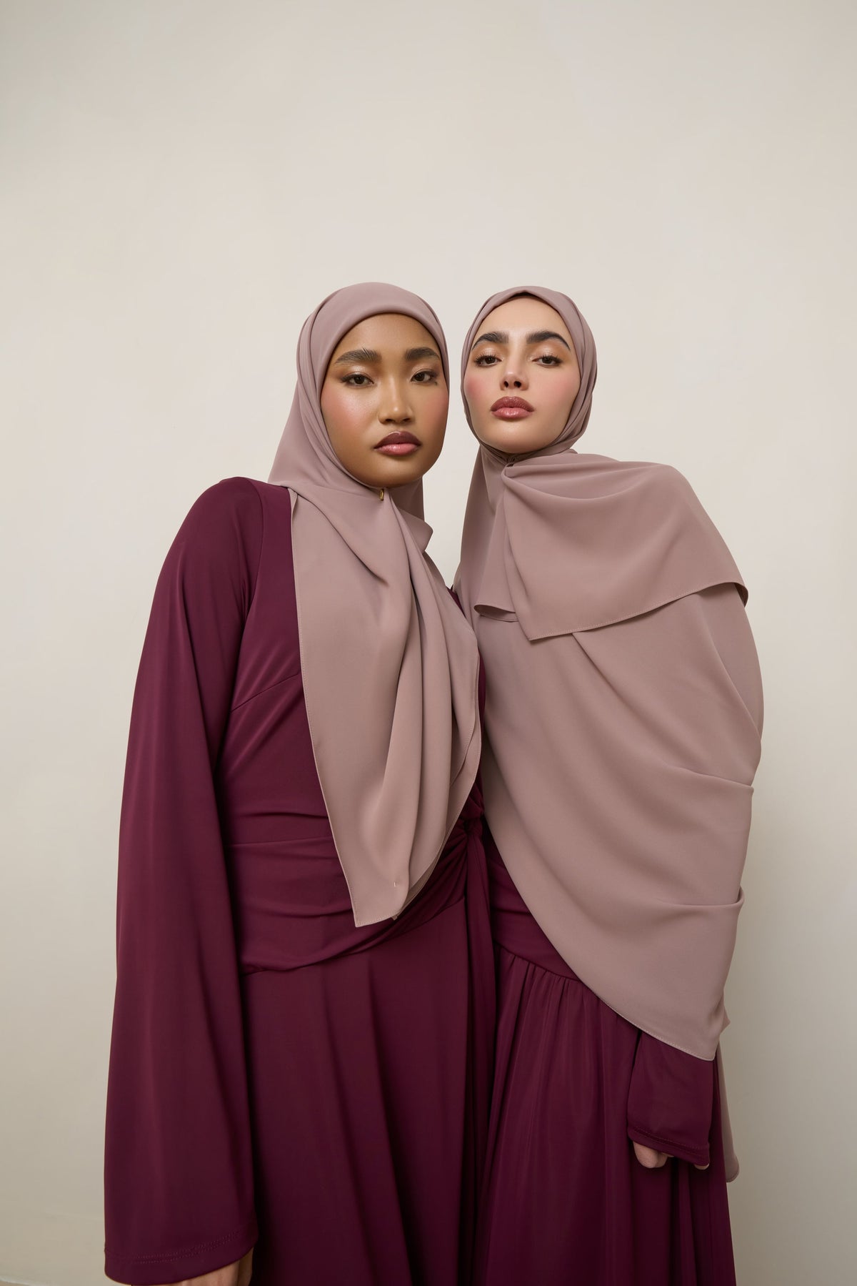 Premium Chiffon Hijab - Truffle Brown