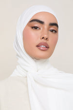 Premium Chiffon Hijab - White