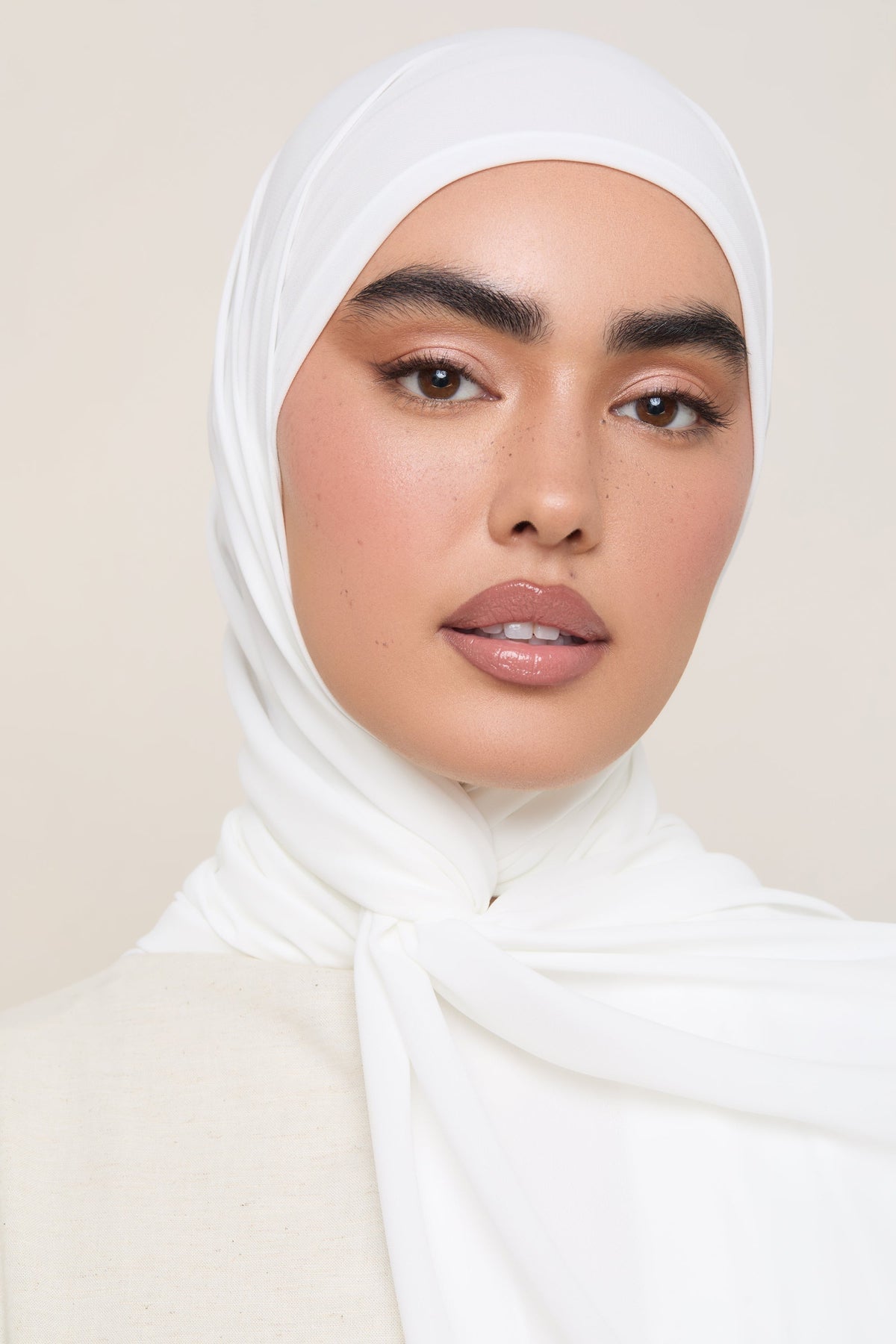 Premium Chiffon Hijab - White