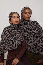 Printed Chiffon Hijab - Dune Spots