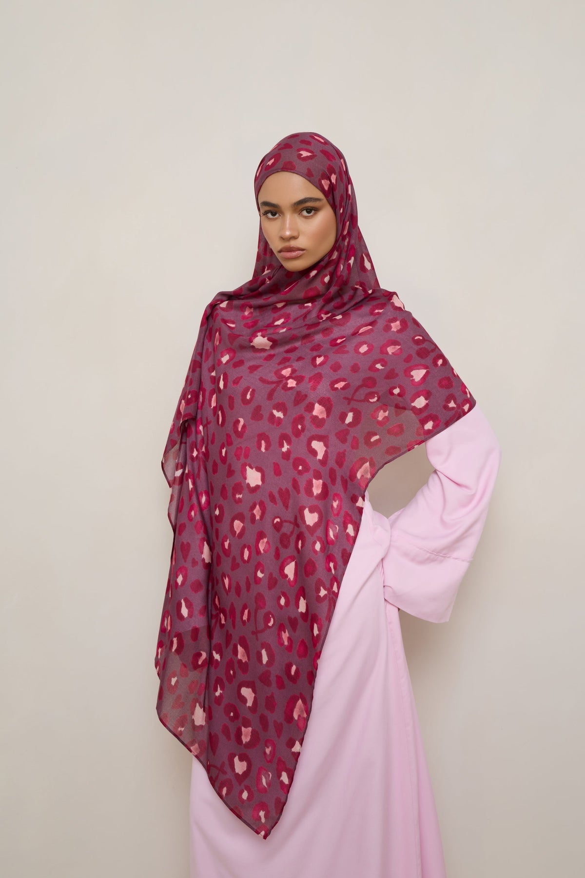 Printed Modal Hijab - Amoria