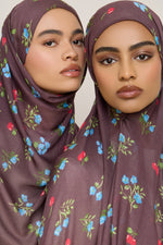 Printed Modal Hijab - Cherry Blossom
