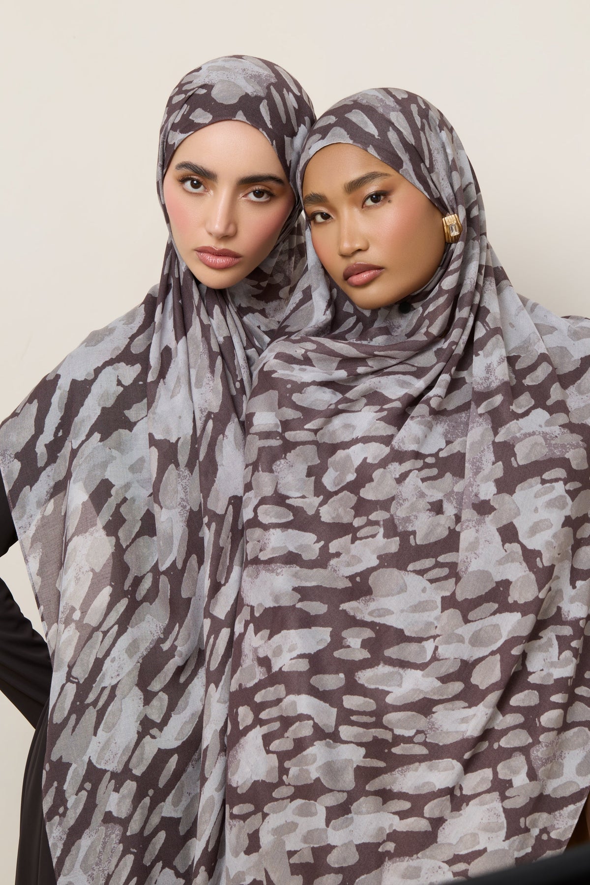 Printed Modal Hijab - Cloudburst