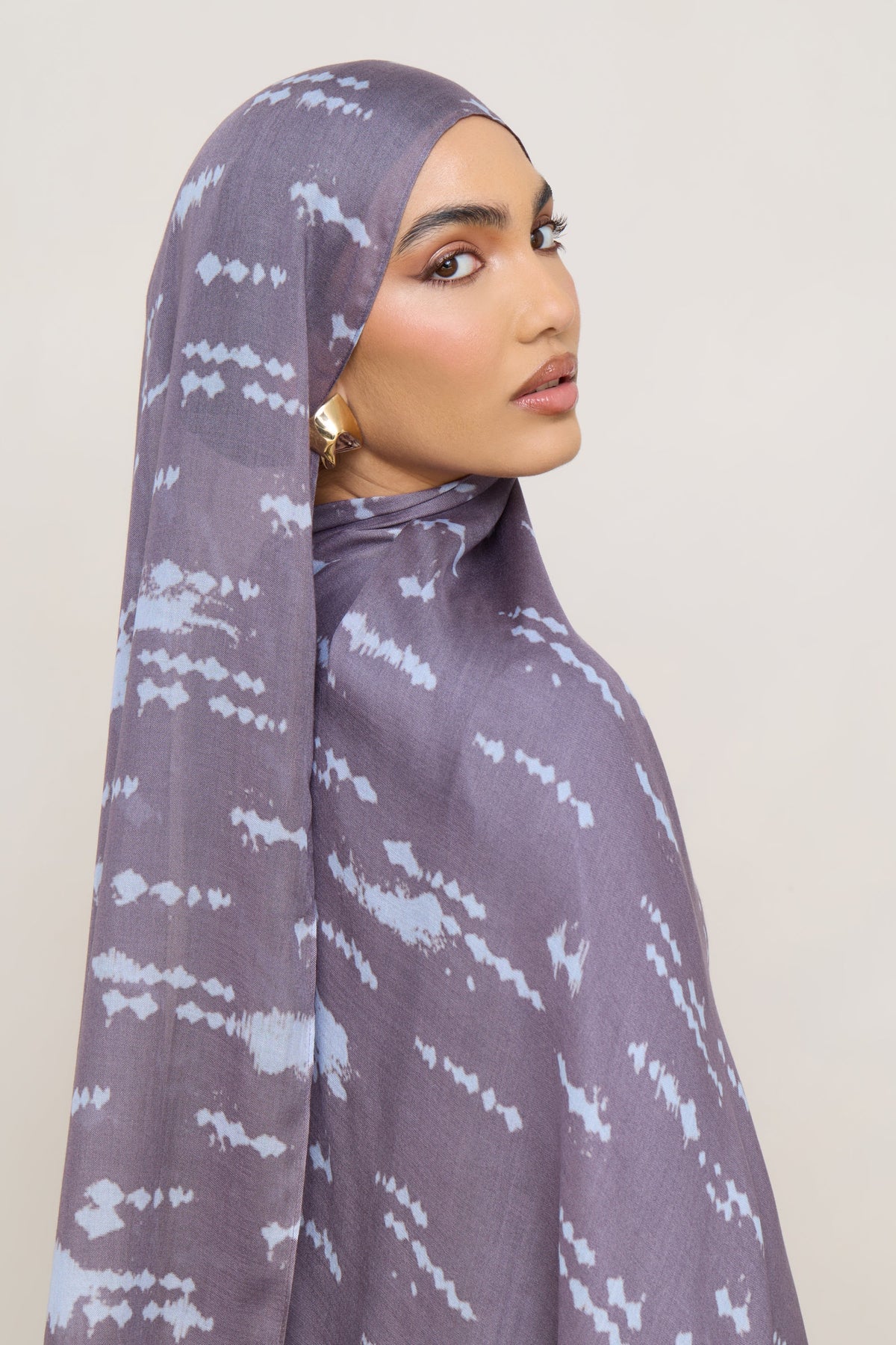 Printed Modal Hijab - Dawn Speckles
