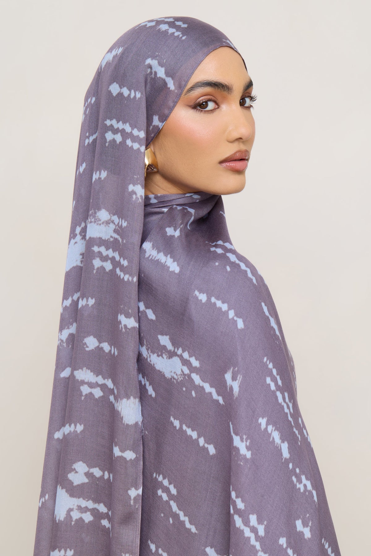 Printed Modal Hijab - Dawn Speckles