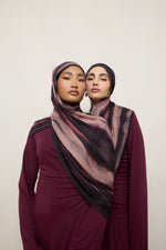 Printed Modal Hijab - Dusk Waves
