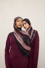 Printed Modal Hijab - Dusk Waves