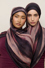 Printed Modal Hijab - Dusk Waves
