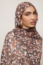 Printed Modal Hijab - Fawn Spots