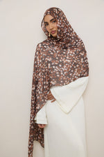 Printed Modal Hijab - Fawn Spots