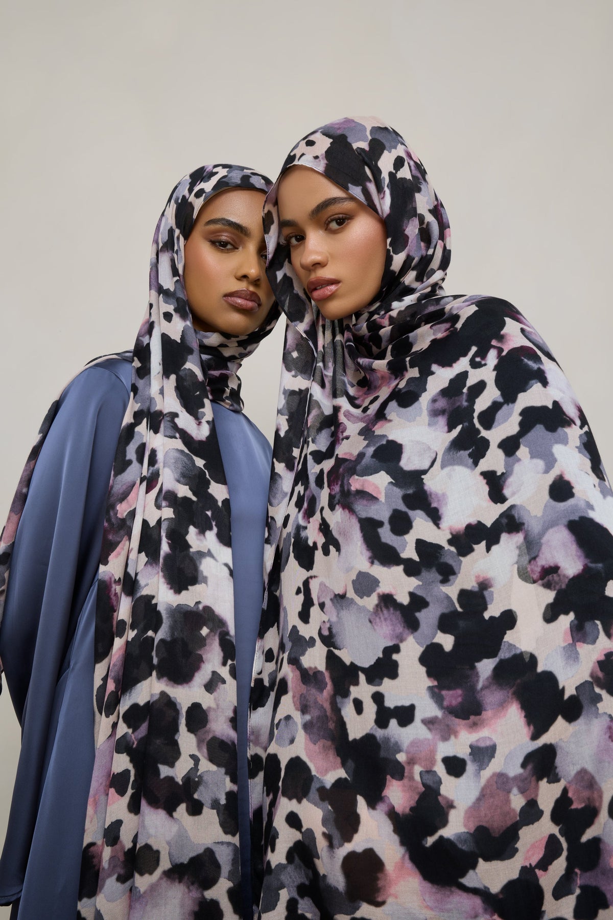 Printed Modal Hijab - Lilac Spots