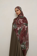 Printed Modal Hijab - Marble Swirl