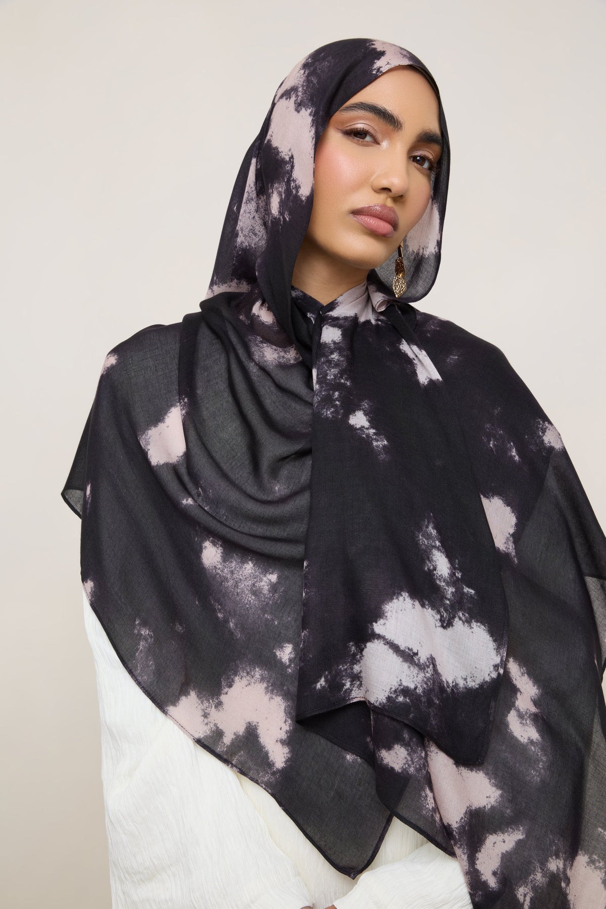 Printed Modal Hijab - Meteor Shower
