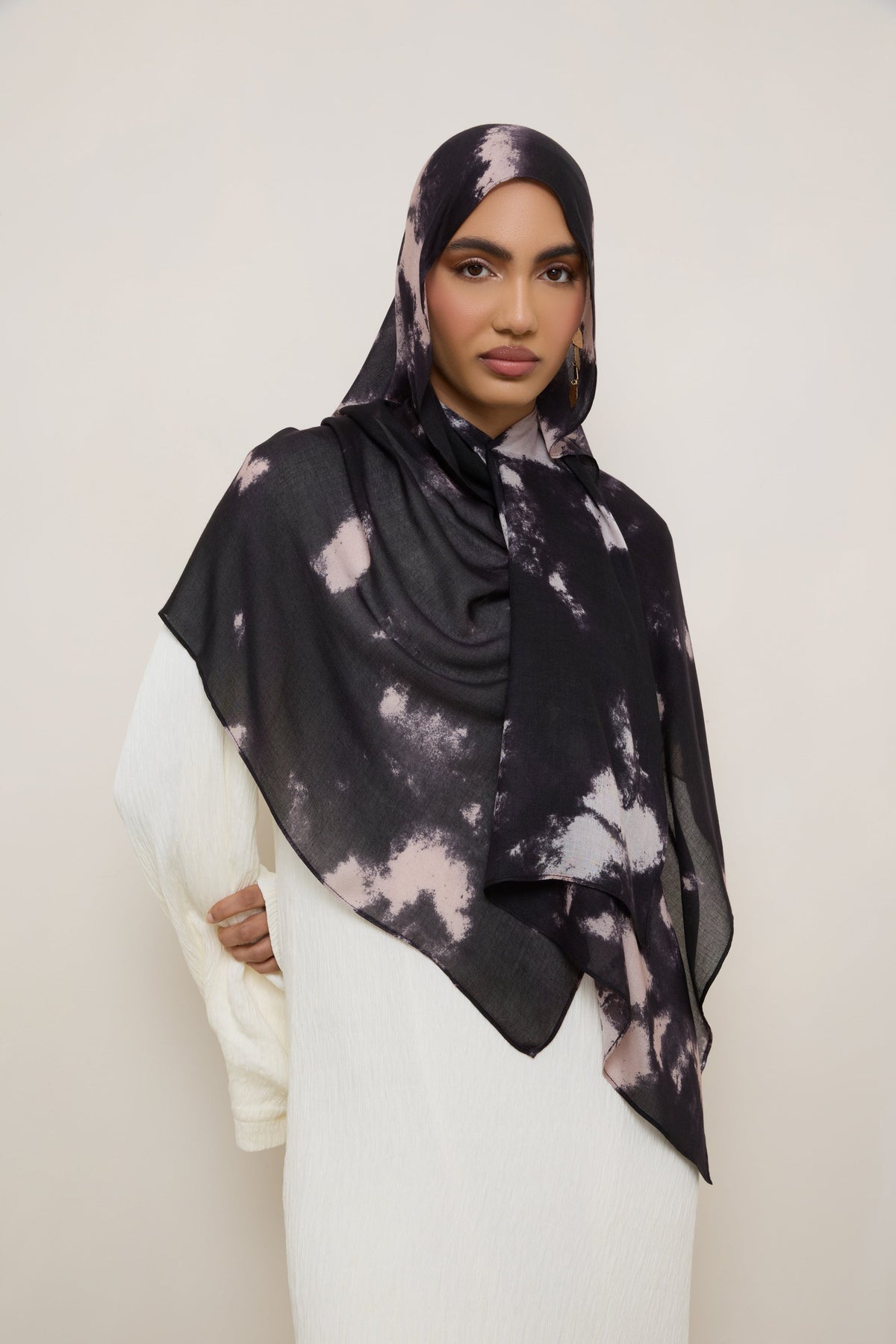 Printed Modal Hijab - Meteor Shower