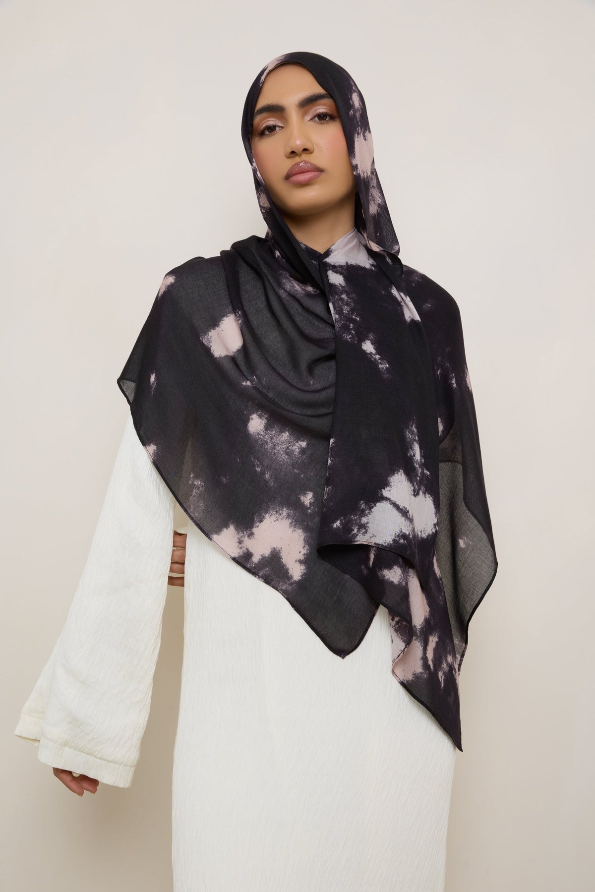 Printed Modal Hijab - Meteor Shower