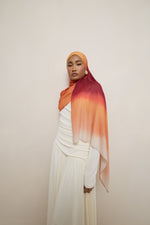 Printed Modal Hijab - Summer Ombre Drip