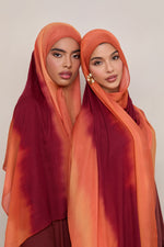 Printed Modal Hijab - Summer Sunset