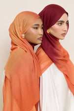 Printed Modal Hijab - Summer Sunset Drip