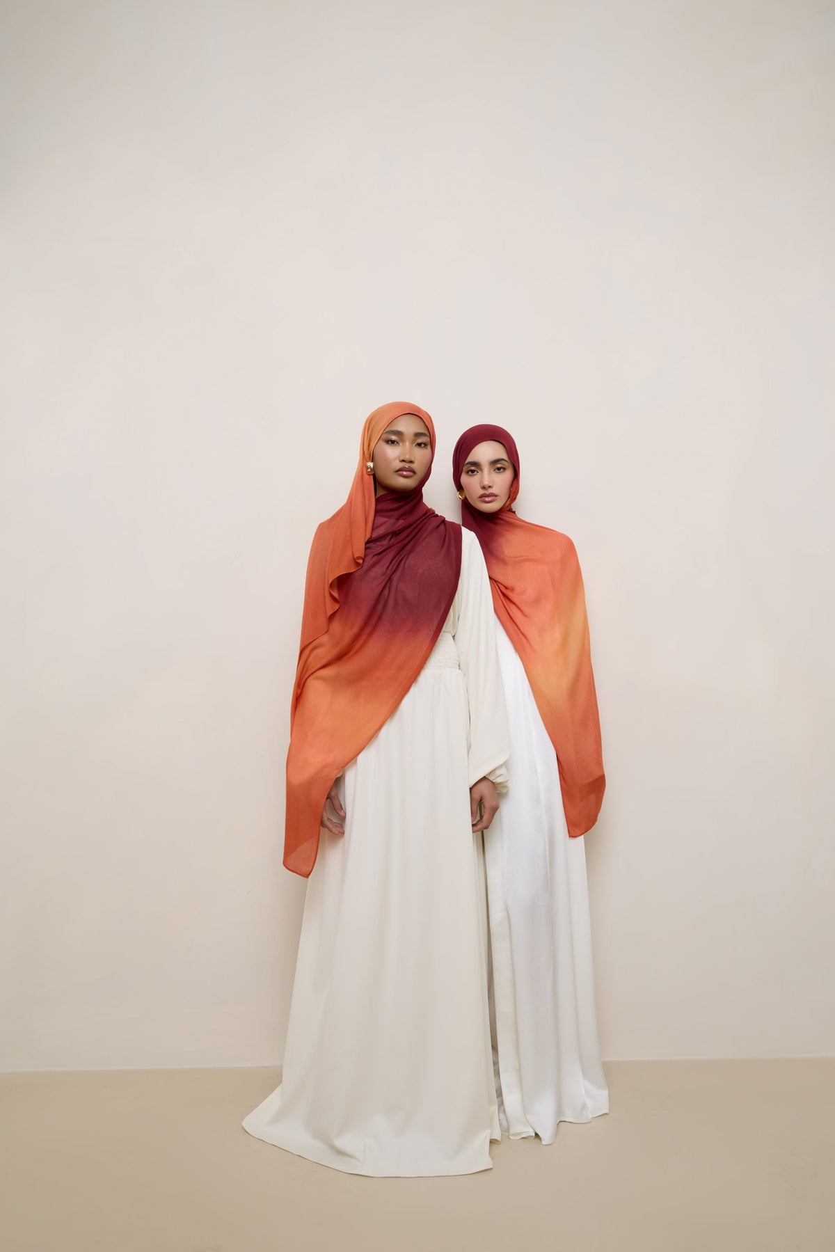 Printed Modal Hijab - Summer Sunset Drip