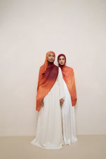 Printed Modal Hijab - Summer Sunset Drip