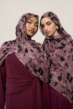 Printed Modal Hijab - Watercolor Bloom