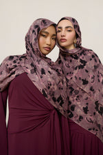 Printed Modal Hijab - Watercolor Bloom