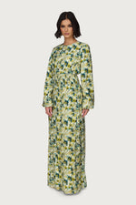 Printed Smocked Waist Dress