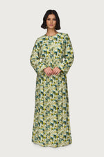 Printed Smocked Waist Dress