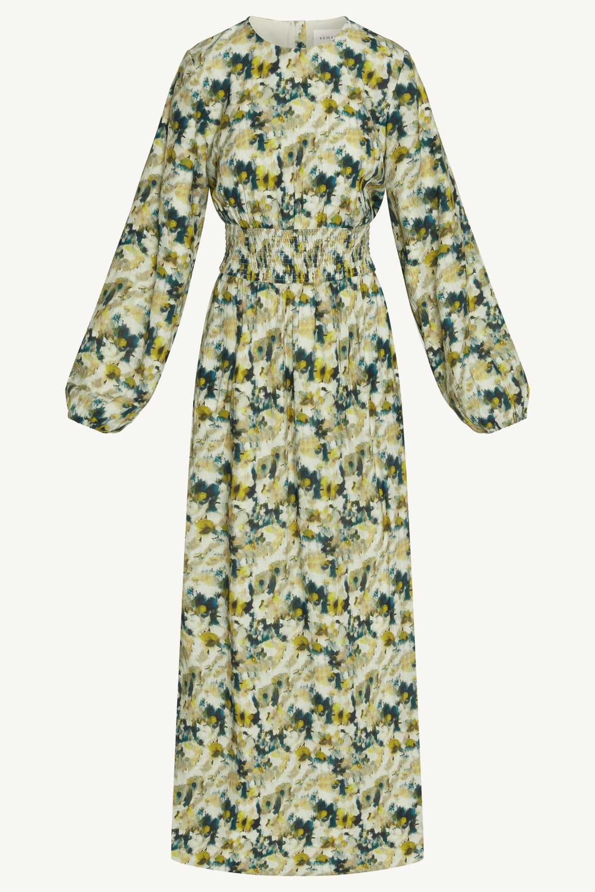 Printed Smocked Waist Dress