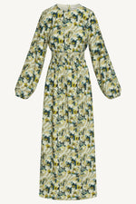 Printed Smocked Waist Dress